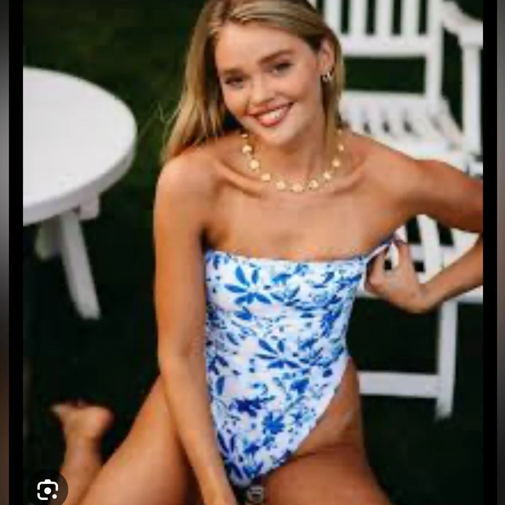 NWOT Skatie One Piece Swimsuit in Wisteria Print - Picture 1 of 4